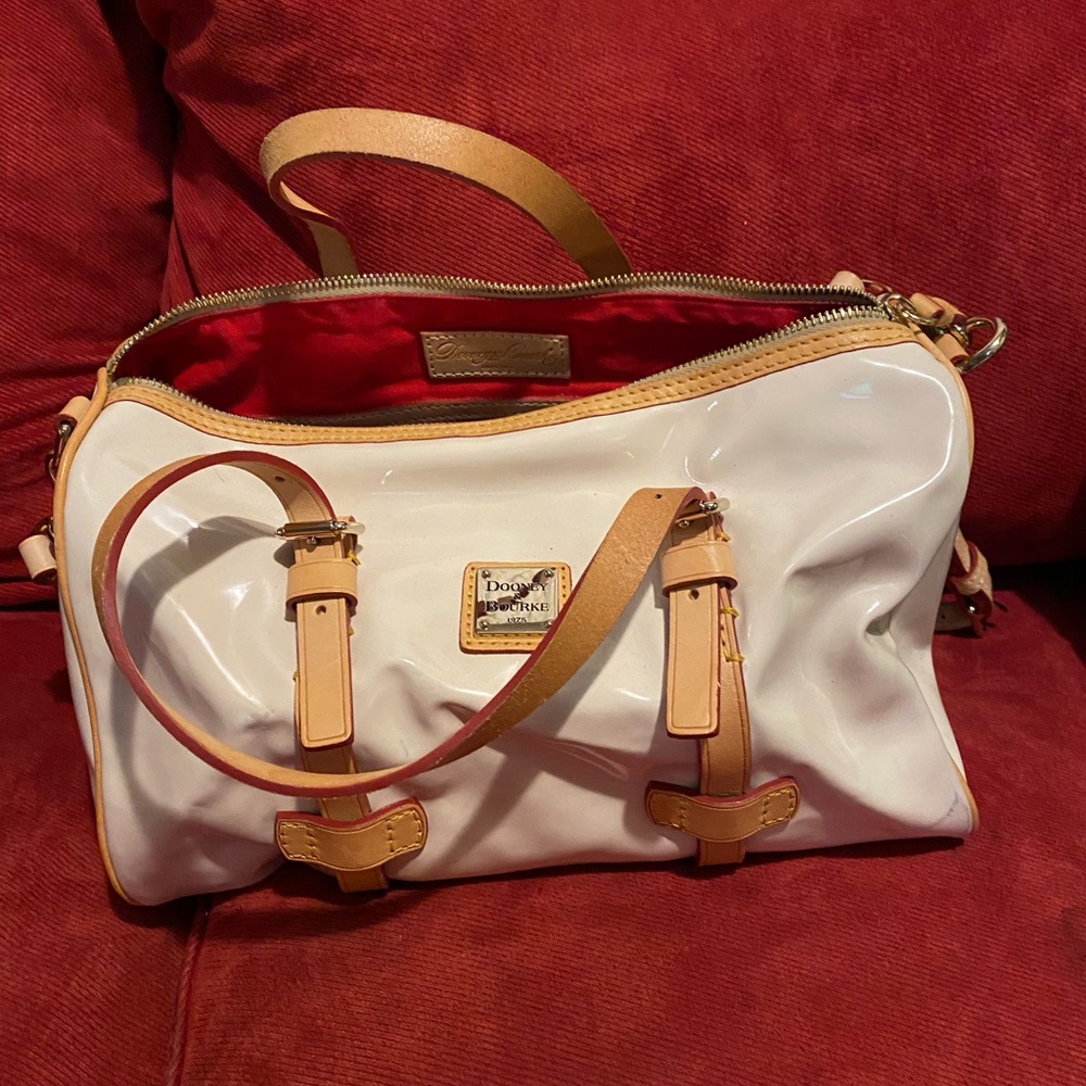 Dooney and Bourke bag Cream and Tan